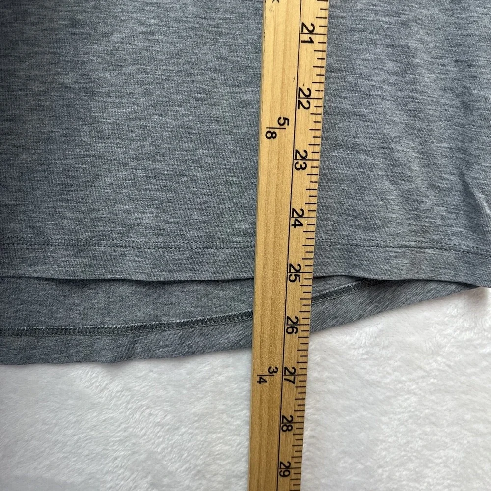 Lululemon Crewneck Tee Mens Small Heathered Gray Basic Athletic Short Sleeve